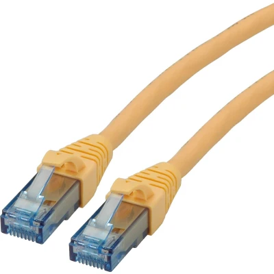Afbeelding van Netwerkkabel Cat6a U/UTP 0.3 meter (100% koper, LSZH, Geel)