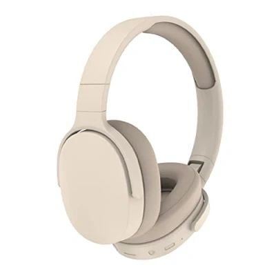 Afbeelding van yosemite Draadloze Bluetooth Headset, HiFi Opvouwbare Intelligente Ruisonderdrukking Verstelbare compatibele 5.1 Stereo Over Ear Hoofdtelefoon voor Sport Reizen Beige