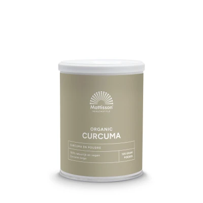 Afbeelding van Mattisson Geelwortel Kurkuma Poeder Biologisch 125g