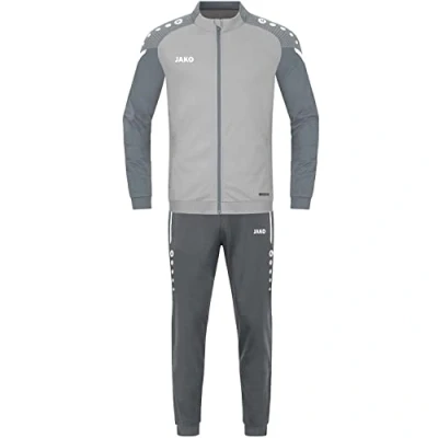 Afbeelding van JAKO Trainingspak polyester Performance Zachtgrijs/steengrijs