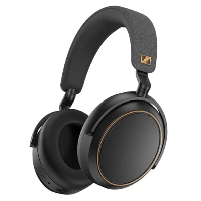 Afbeelding van Sennheiser MOMENTUM 4 Wireless Special Edition Bluetooth headset voor kristalheldere gesprekken met Adaptive Noise Cancellation, 60 uur accuduur, instelbaar geluid zwart/koper