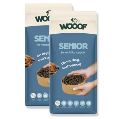 Afbeelding van WOOOF Senior 36KG Geperst Hondenvoer Voor Oudere Honden Hondenbrokken Droogvoer