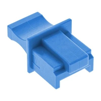 Afbeelding van RJ45 (m) afsluitcovers voor (v) poorten 100 stuks / blauw