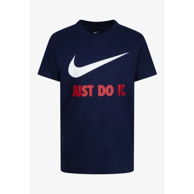 Afbeelding van Nike Sportswear TEE Unisex Tshirt print voor kinderen, Maat: 74/80, Obsidian/university red