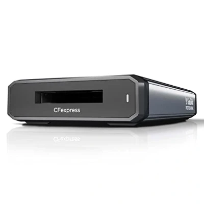 Afbeelding van SanDisk PROFESSIONAL PRO READER Cfexpress (Kaartlezer, Voor Kaarten Van Type B, Aluminium Behuizing, USB C Poort, Compatibele Met Apparten)