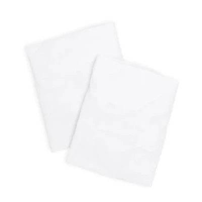 Afbeelding van Ti TIN matrasbeschermers van katoen voor babywieg, 80 x 130 cm, waterdicht, ademend, met rubber verstelbaar, antibacterieel, 2 stuks