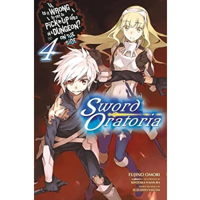 Afbeelding van IS WRONG PICK GIRLS DUNGEON SWORD ORATORIA NOVEL 04