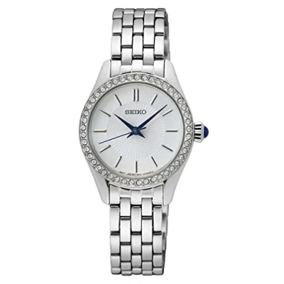 Afbeelding van Seiko SUR539P1 Horloge staal zilverkleurig wit 26 mm