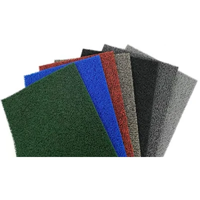 Afbeelding van Nicoman DeurmatEasy Clean &amp; Dirt Trapper Barrier DeurmatNiet afwerpen Jet Wasbare Outdoor Spaghetti DeurmatsEen praktisch alternatief voor kokos deurmatten (60x40cm, grijs)