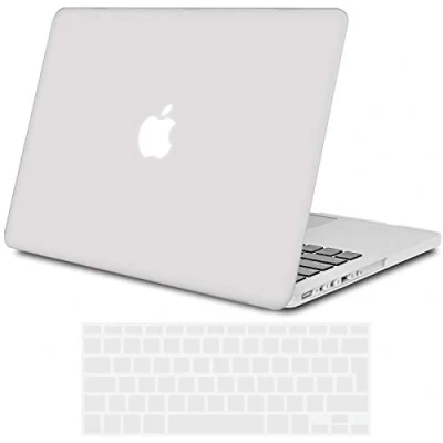 Afbeelding van TECOOL Case Hoes Compatibel met MacBook PRO 13 inch Retina 2015 2014 2013 2012 A1502 A1425, Slim Plastic Harde Koffer Bescherming Mat Hardcase en EU Toetsenbord Cover, frost
