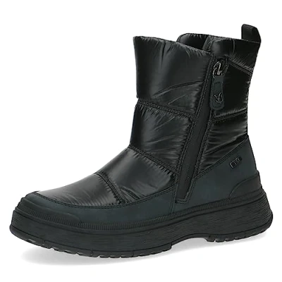 Afbeelding van Caprice Snowboots, Dames, Maat: 42, Black comb Textiel/ synthetisch