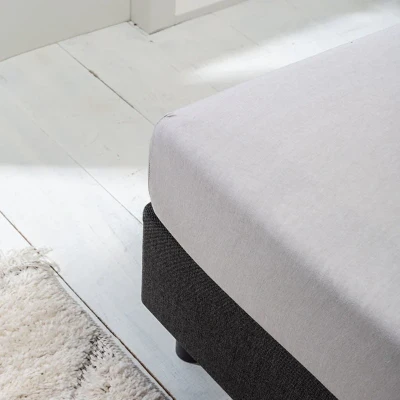Afbeelding van 2 Pack Luna Hoeslaken Jersey 180 x 200 cm Antraciet Koopjedeal.nl Altijd de beste deal