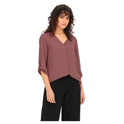Afbeelding van JDY Divya 3/4 NOOS Blouse, Dames, Maat: 44, Rose brown