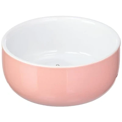 Afbeelding van Nobby Knaagdieren keramiek kom &quot;Rabbit&quot; zalmkleuren/wit Ø 11 cm x 4,5
