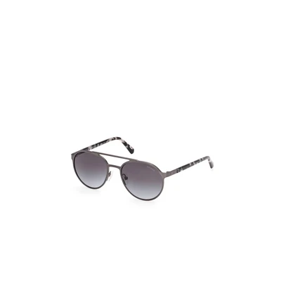 Afbeelding van Guess Zonnebril, Heren, Maat: One Size, Matte anthracite gray smoke
