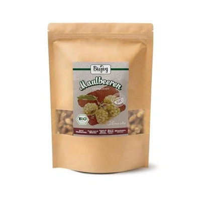 Afbeelding van Biojoy BIO Moerbeien gedroogd (500 gr), wit, geen additieven (Morus alba)