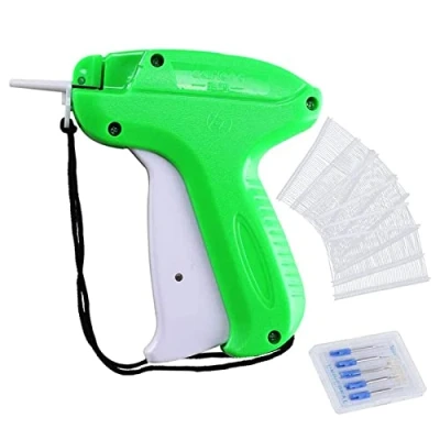 Afbeelding van Labelpistool Nietpistool Labelmachine met 5 reservenaalden en 5000 nietjesgaren Standaard voor kleding Prijskaartjes Etiketten Prijs Merkkaartjes Sign Label Hoed