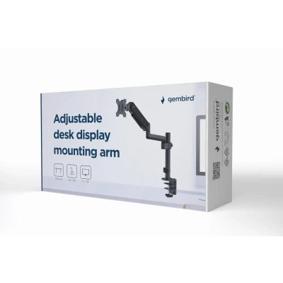 Afbeelding van Gembird MA DA1P 01 flat panel bureau steun 81,3 cm (32 ) Zwart