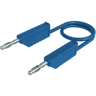 Afbeelding van SKS Hirschmann CO MLN 25/1 Meetsnoer Banaanstekker 4 mm 25.00 cm Blauw 1 stuk(s)