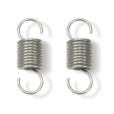 Afbeelding van GUNGY Trekveren 50 mm trekveer dubbele haak van roestvrij staal draaddiameter 2 buitendiameter 18 trein 8,3 kg stuks