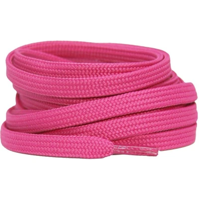 Afbeelding van Platte schoenveters 8mm polyester Magenta 150cm