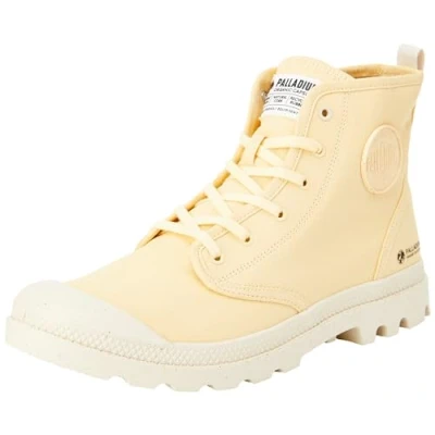 Afbeelding van Palladium Pampa Unisex Sneakers hoog, Maat: 42, Yellow crème Katoen