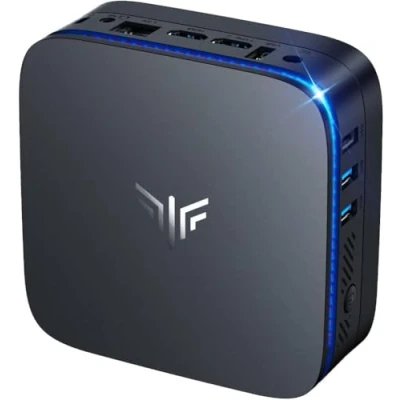 Afbeelding van NiPoGi Mini PC Alder Lake N95(tot 3.4GHz),Mini Desktop, 8GB DDR4 / 256GB M.2 SSD, 4K@60HZ HD Dual Display, 2.4/5G WiFi, RJ45 Gigabit Ethernet, BT4.2, VESA voor Desktop