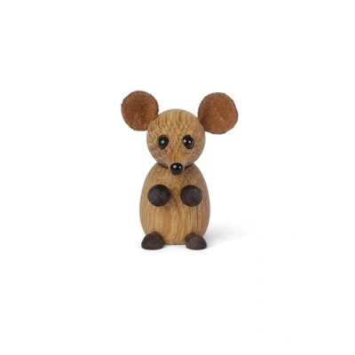 Afbeelding van Spring Copenhagen The city mouse decoratie muis Eikenhout