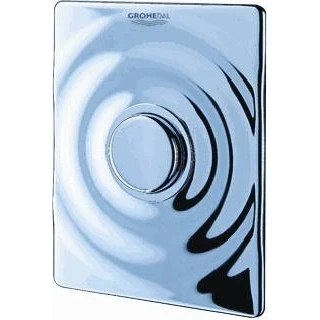 Afbeelding van Grohe Surf bedieningsplaat verticaal voor WC drukspoeler chroom