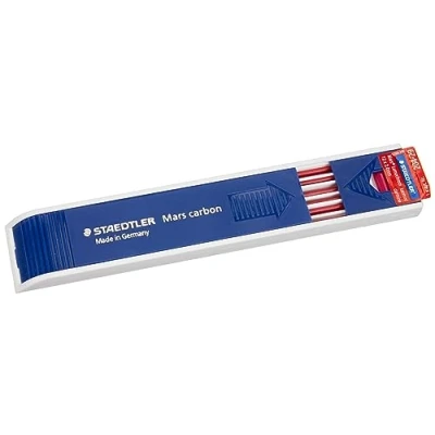 Afbeelding van Mars Lumochrom 204 etui met 12 vullingen, 2 mm, karmijnkleurig