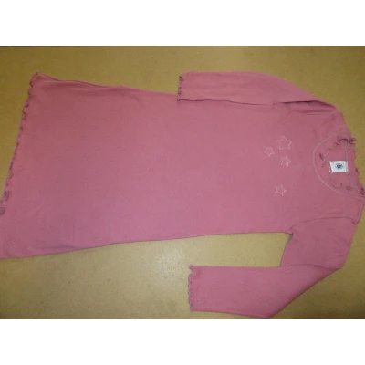 Afbeelding van Petit Bateau Nachthemd Slaapkleedje ster oud roze 4 jaar 102