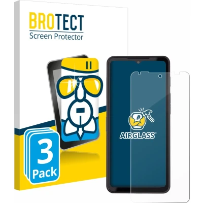 Afbeelding van BROTECT Screenprotector voor Caterpillar Cat S75 Folie Beschermfolie Beschermglas transparant (3 Stuks)