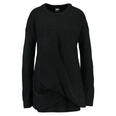 Afbeelding van Urban Classics Ladies Wrapped Trui, Dames, Maat: Medium, Black