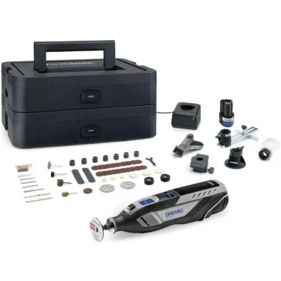 Afbeelding van Dremel 8250 5/65 Platinum 12V accu Multitool Set Incl. 2 Ah + lader In koffer F0138250JF