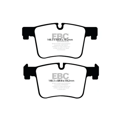 Afbeelding van Remblokkenset, schijfrem EBC BRAKES DP22105