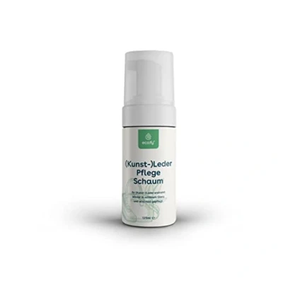 Afbeelding van Lederen verzorgingsschuim voor echt leer, kunstleder, synthetisch geïmpregneerd, frist op en verzorgt schoenen, tassen, leren stoelen, bank, 125 ml