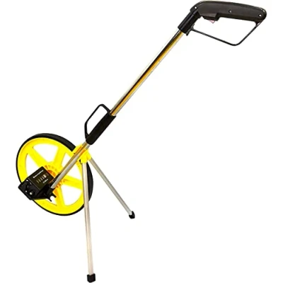 Afbeelding van Meetwiel voor afstanden, 0 tot 9.999 meter, met meterverlichting, standaard en draagtas