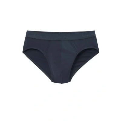 Afbeelding van Calida Herenslips Clean Line Midi Brief Donkerblauw micro modaal Small Heren