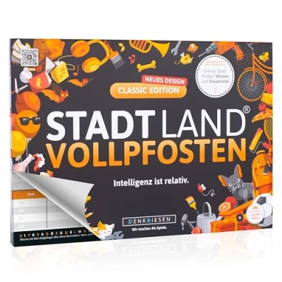 Afbeelding van DENKRIESEN STADT LAND VOLLPFOSTEN® CLASSIC EDITION &quot;Intelligenz ist relativ.&quot; A4: Intelligenz relativ