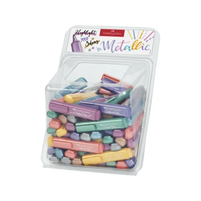 Afbeelding van Faber Castell Tekstmarker 46 Metallic display 100 stuks