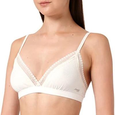 Afbeelding van sloggi GO Ribbed Bralette Dames Beha Maat M