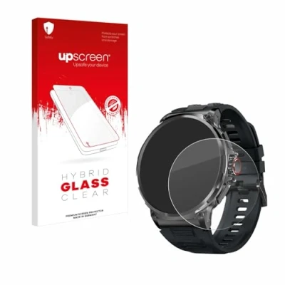 Afbeelding van upscreen Krasbeschermend glas, Smartwatch beschermfolie, Transparant