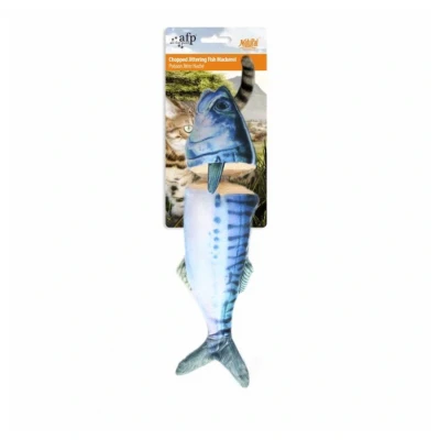 Afbeelding van All For Paws Natrual Instinct Chopped Mackerel Cuddler Kattenspeelgoed 35x8.5x5.5 cm Blauw