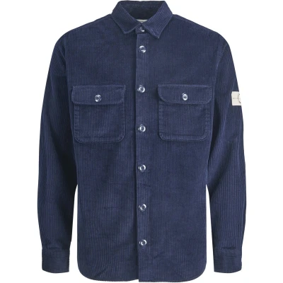 Afbeelding van JJDARREN CORD OVERSHIRT LS JNR Navy Blazer