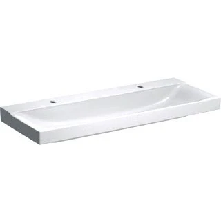 Afbeelding van Geberit Xeno2 meubelwastafel wit KeraTect (120 x 48 cm) 2x 1 kraangat,