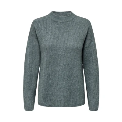 Afbeelding van ONLY Camilla Oneck L/S Trui, Dames, Maat: XL, Balsam green