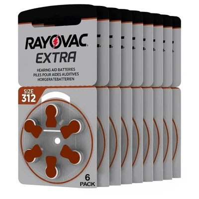 Afbeelding van Rayovac Knoopcel Batterij 312 PR41 6stuk(s) 1.4V 0.18Ah 5000252043942