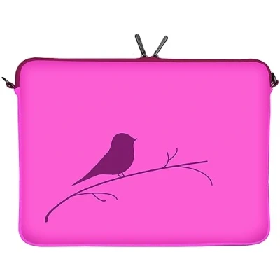 Afbeelding van Digittrade LS122 13 Early Bird MacBook Sleeve Laptop Neopreen Case Tas Beschermhoes 33,8 cm (13,3 inch) Roze