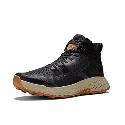 Afbeelding van New Balance Heren Fresh Foam X Hierro Mid Sneaker, Zwarte Timberwolf, 41.5 EU