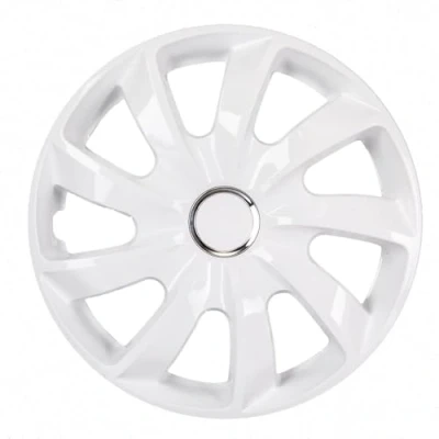Afbeelding van NRM wieldoppen 14&quot; Wit set van 4 stuks ABS / Duurzaam Resistant